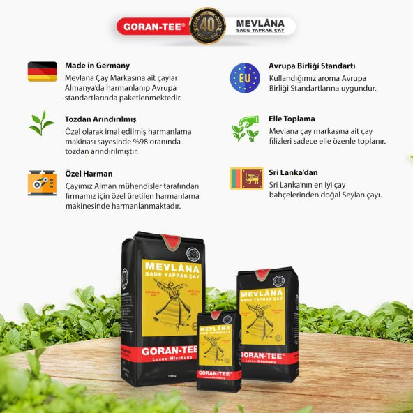 Mevlana Çay 1000g Mevlana Çay Goran Tee - 3