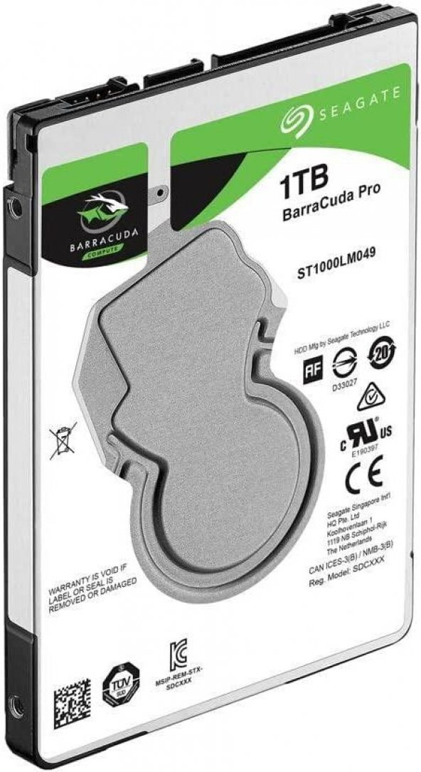 Seagate 2.5" 1 TB Barracuda Pro ST1000LM049 SATA 3.0 HDD Teşhir - Resim 2