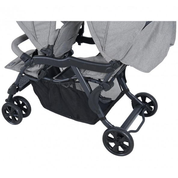 Sunny Baby 9032 Arwen İkiz Bebek Arabası Gri - 8