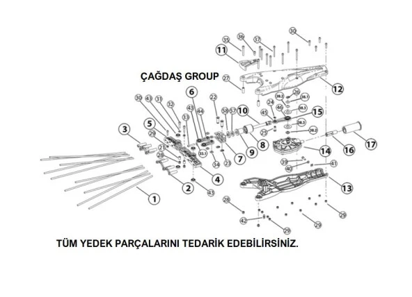 Baseh Flap Çubuklu Zeytin Hasat Makinesi  Tırpan Ucu Zeytin Hasat - 2