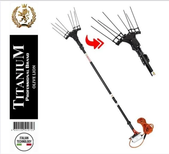 Titanium Olive Lion Akülü Zeytin Meyve Hasat Makinesi 33V Taraklı - 5