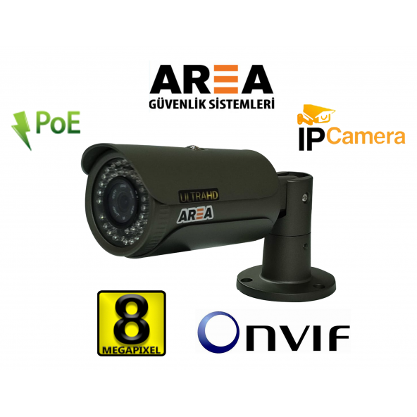 8 MP DIŞ MEKAN 4K ULTRA HD İP POE GÜVENLİK KAMERASI - 2