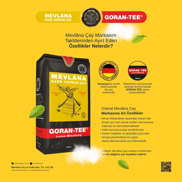 Mevlana Çay 200g Mevlana Çay Goran Tee - 2