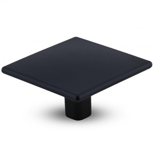 Mobilya Mutfak Banyo Çekmece Dolap Kapak Kulpu Kulbu Mat Siyah Metal Kare Kulp ürün görseli