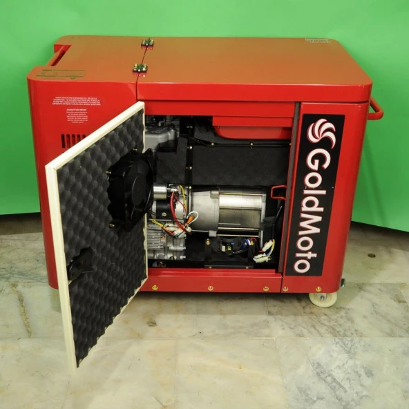 GoldMoto GM12KDJ Dizel Jeneratör 10kWA Monofaze Marşlı Kabinli - Resim 6