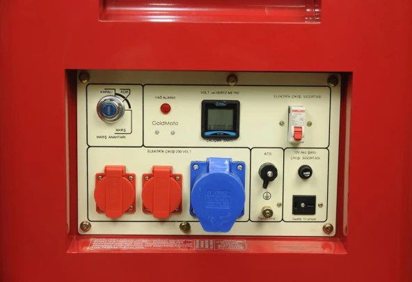 GoldMoto GM12KDJ Dizel Jeneratör 10kWA Monofaze Marşlı Kabinli - Resim 7