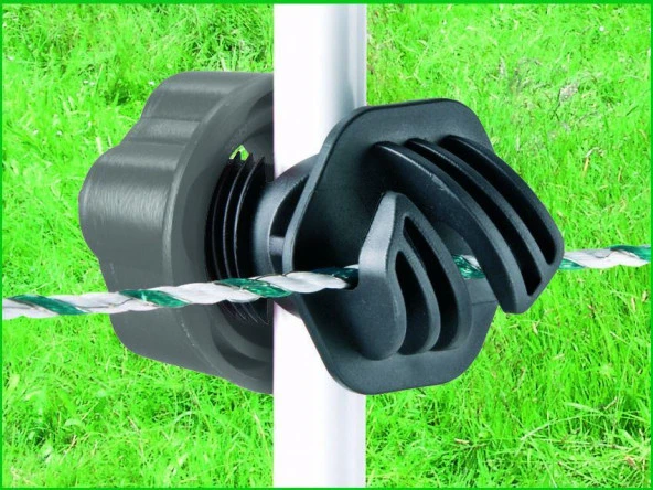 Titanium Elektirikli Çit Sistemi Mil Demir İzolatörü 100 Adet - Resim 4