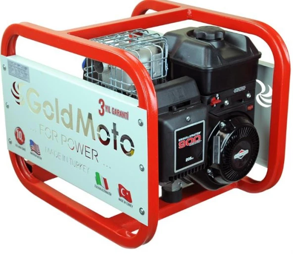 GoldMoto GM4BJBS Benzinli Jeneratör 4Kva Monofaze - Resim 3