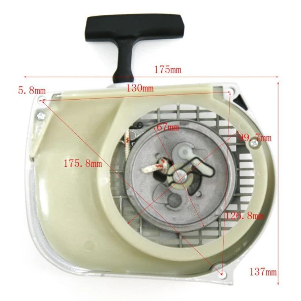 STİHL MS380 / MS381 / MS038 MOTORLU TESTERE STARTER KAPAĞI KOMPLE - Resim 2