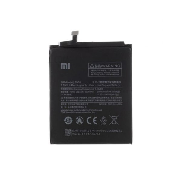 Xiaomi Redmi Note 5A Batarya Pil Orjinal BN31