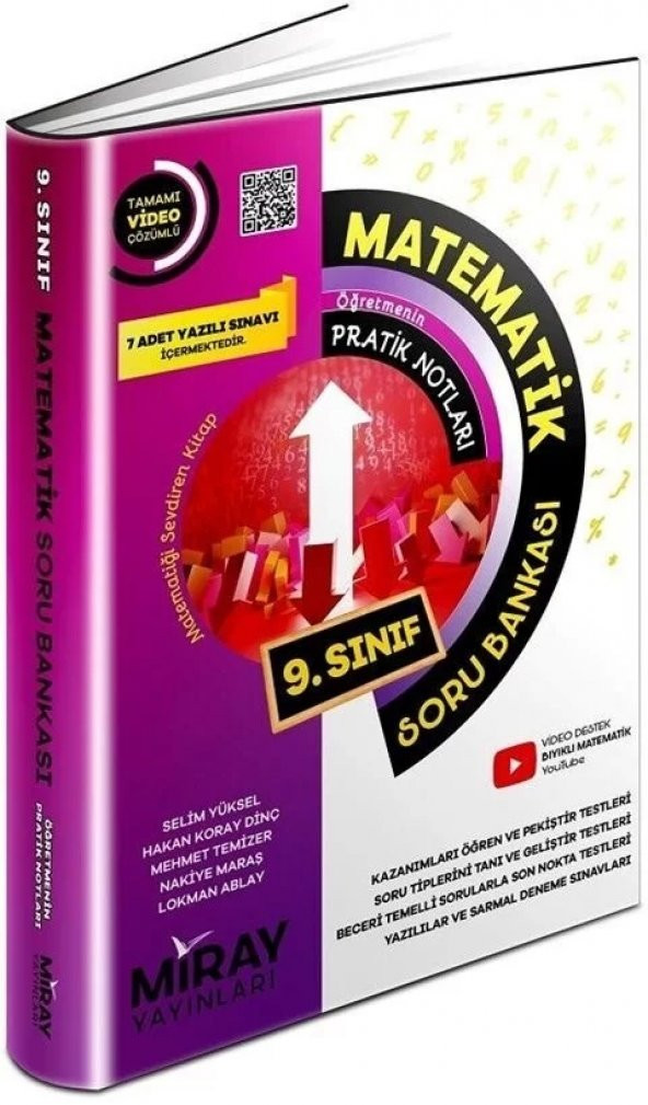 MİRAY YAYINLARI 9 SINIF MATEMATİK SORU BANKASI