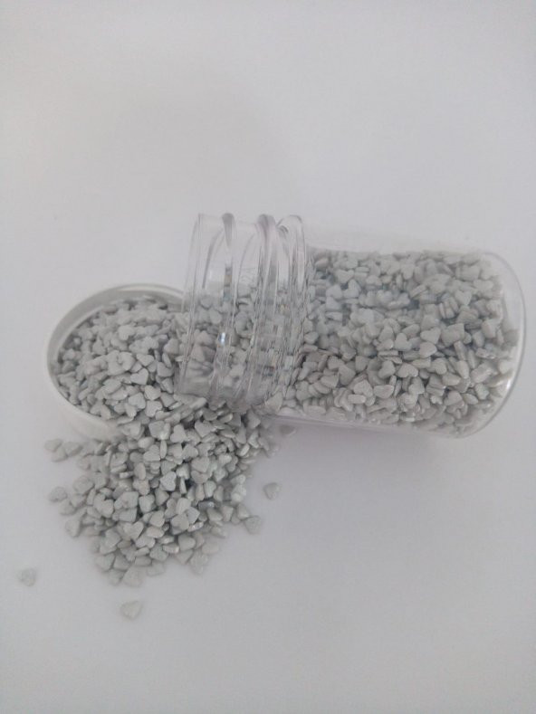 DEKORATİF ŞEKER MİNİK KALP GRİ 40 GR (PASTALND) - 2