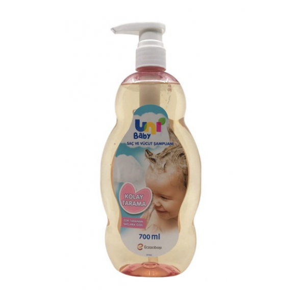 Uni Baby Boyasız Şampuan Kolay Tarama 700 ml