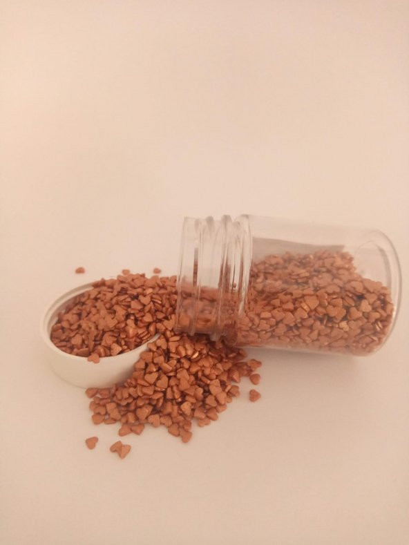 DEKORATİF ŞEKER MİNİK KALP BRONZ 40 GR (PASTALND) - 2