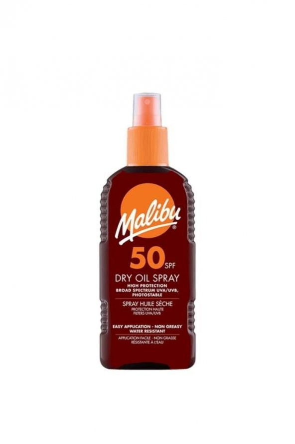 Malibu Dry Oil Spray SPF50 200 ml Güneş Koruyucu