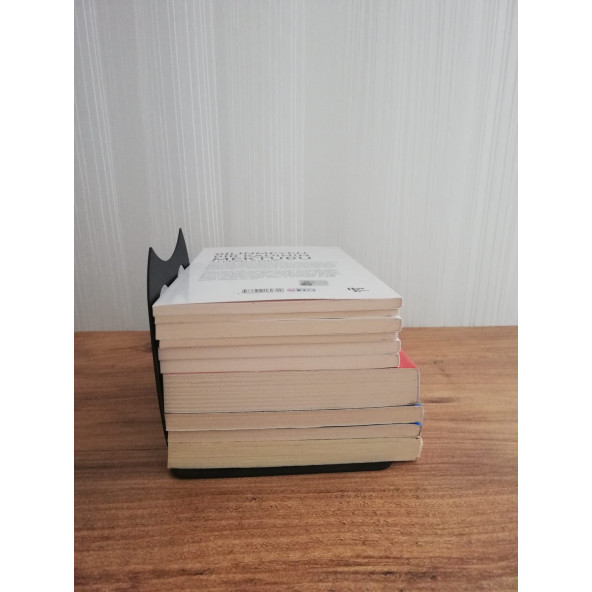 RİSİNGMABER Dekoratif Baykuş Desenli Metal Kitap Tutucu - 4