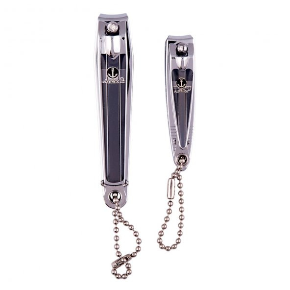 Anchor Çift Renkli Katelalı Tırnak Makası Seti 2 Li Siyah (GX108) GKH - 2