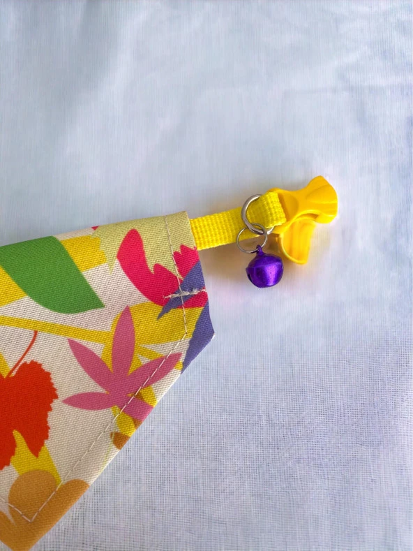 Summer Kedi Bandana, Fular, Kedi Kıyafeti Kedi Elbisesi, Kedi Tasması - 4