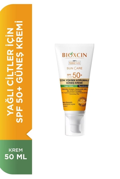 Bioxcin Sun Care Çok Yüksek Korumalı Yağlı Ciltler Için Güneş Kremi Spf 50+ 50 ml