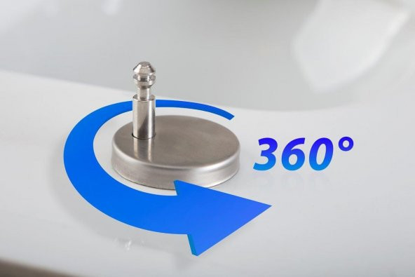 Visam Akasya Duroplast Yavaş Kapanan Metal Menteşeli Klozet Kapağı 514.001 - 5