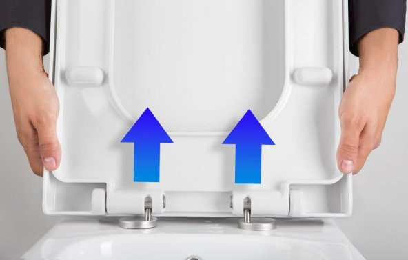 Visam Akasya Duroplast Yavaş Kapanan Metal Menteşeli Klozet Kapağı 514.001 - 9