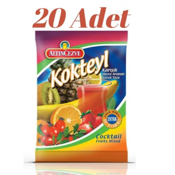 ALTINCEZVE KOKTEYL AROMALI İÇECEK TOZU