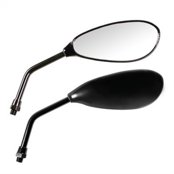 Lampa Naked Siyah Motosiklet Aynası Sağ+Sol Takım 90130