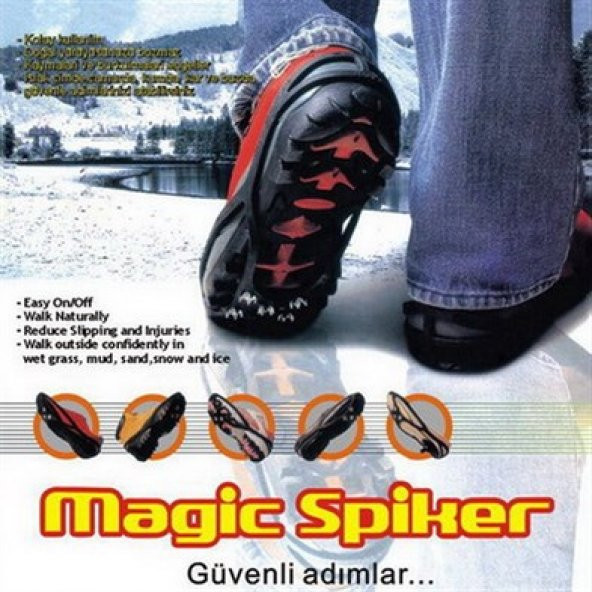 Magic Spiker 5 Çivili Small Ayakkabı Zinciri 9731601