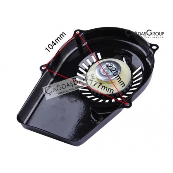 YAMAHA ET950 ÇANTA TİP JENERATÖR STARTER KAPAĞI KOMPLE - 8