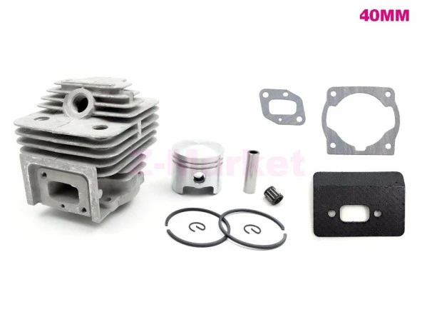 BG430 / CG430 TIRPAN NİKASİL SİLİNDİR PİSTON SETİ 40 mm