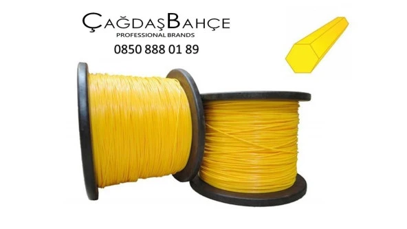 TIRPAN İÇİN ALTIGEN MİSİNA KALINLIK: 3.3 MM - UZUNLUK: 825 METRE - Resim 2