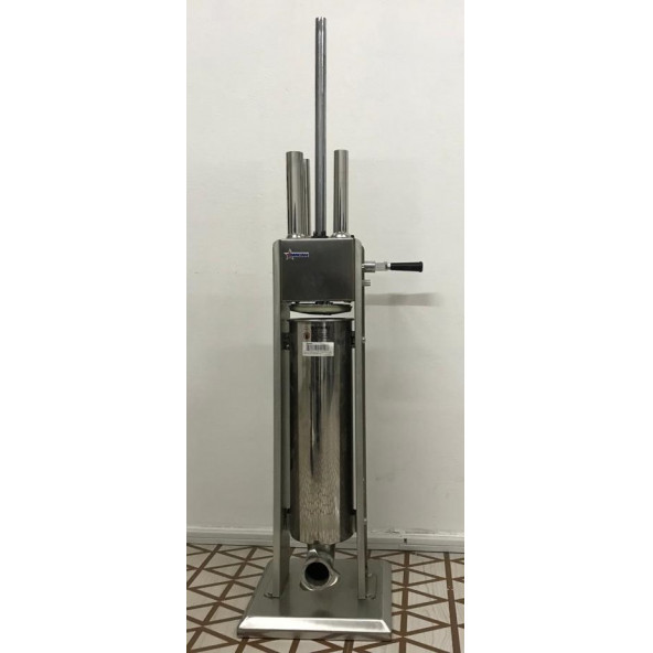 Omcan 7 kg (15 lb) Paslanmaz Çelik Sosis Sucuk Doldurma Makinesi