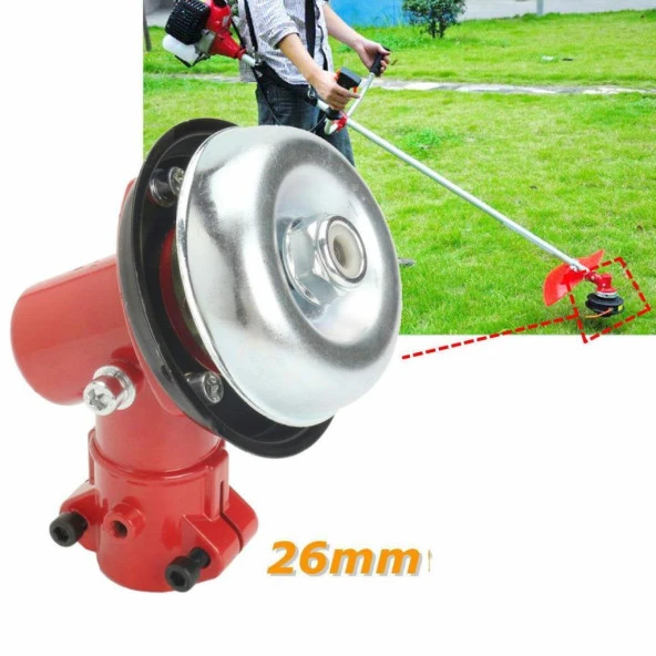 MOTORLU TIRPAN BAŞLIĞI REDÜKTÖRÜ  26MM 7DİŞ - Resim 2