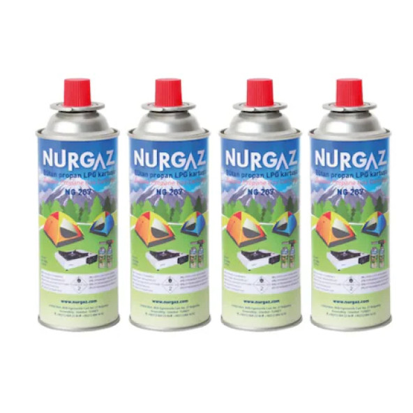 NURGAZ 220 GR KARTUŞ 4'LÜ SET