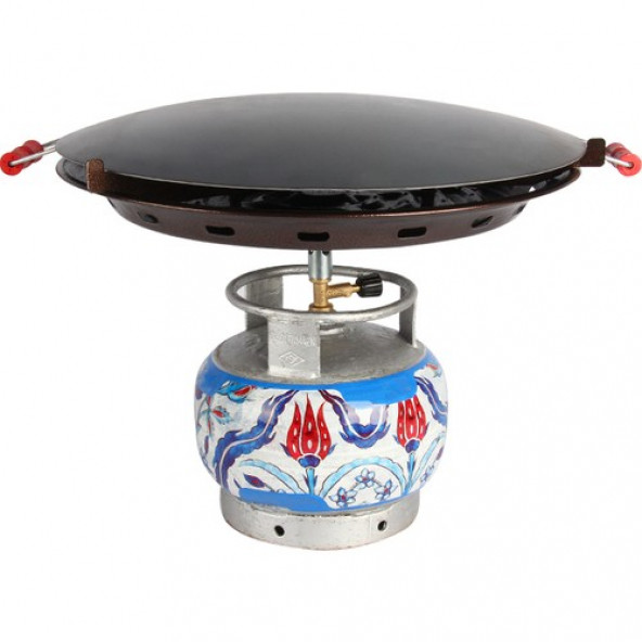 Portatif Çift Yönlü Piknik Tüpü Sacı 45 Cm - 2