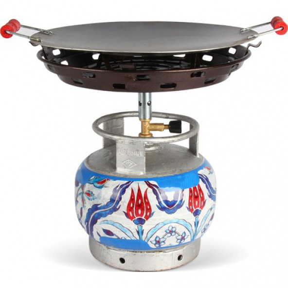 Portatif Çift Yönlü Piknik Tüpü Sacı 45 Cm - 3