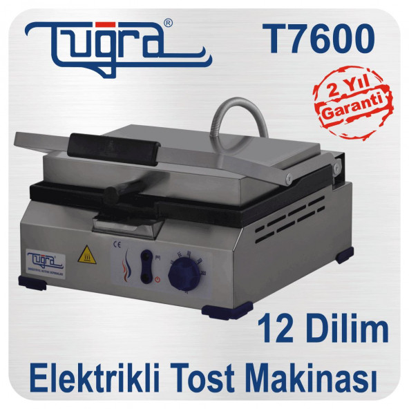 Tuğra 12 Dilim Sanayi Tipi Tost Makinesi