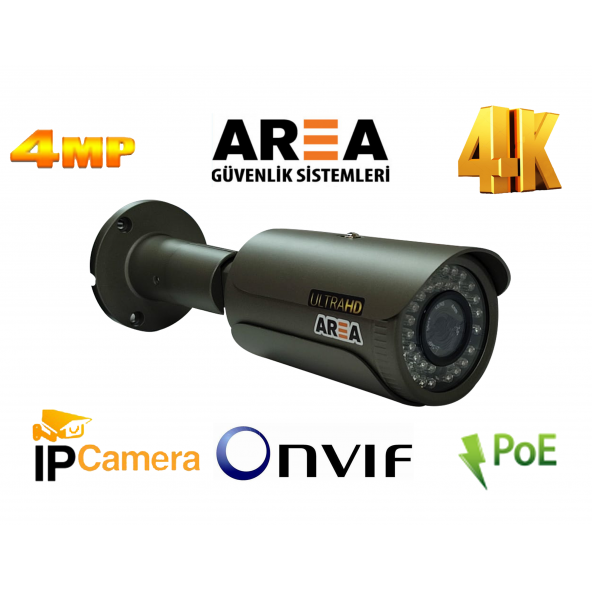 4MP 42 LED DIŞ MEKAN POELİ İP GÜVENLİK KAMERASI