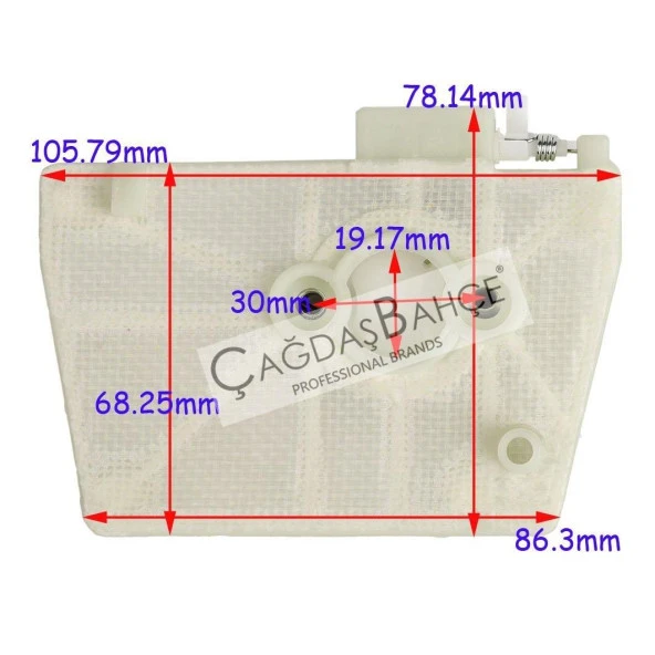 STİHL MS380 / MS381 / MS038 MOTORLU TESTERE HAVA FİLTRESİ - Resim 4