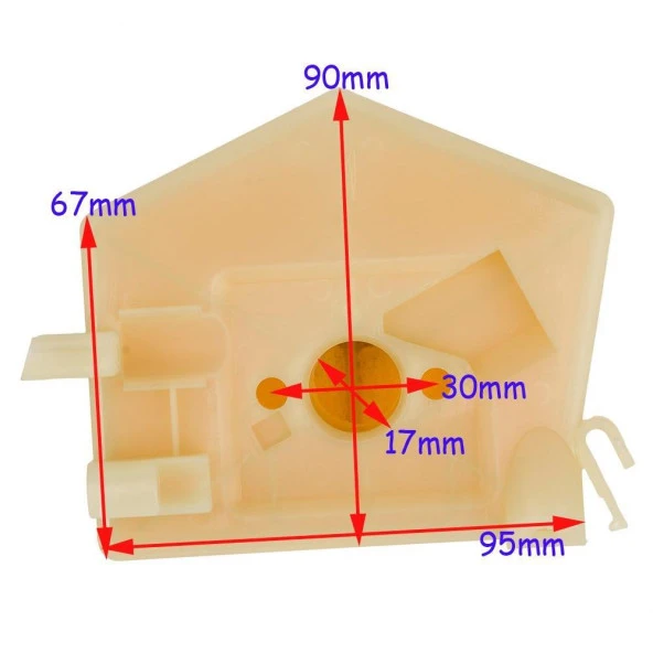 HUSQVARNA 51 / 55 MOTORLU  TESTERE HAVA FİLTRESİ - Resim 3