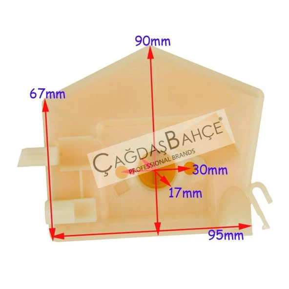 HUSQVARNA 51 / 55 MOTORLU  TESTERE HAVA FİLTRESİ - Resim 4