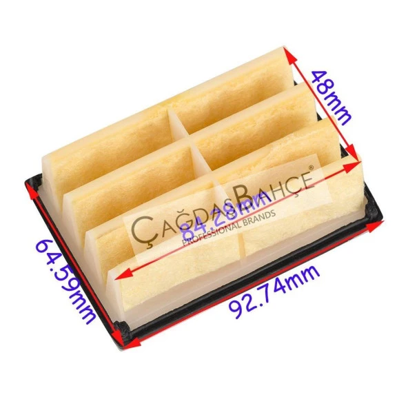 HUSQVARNA 268 / 272 MOTORLU  TESTERE HAVA FİLTRESİ ürün görseli