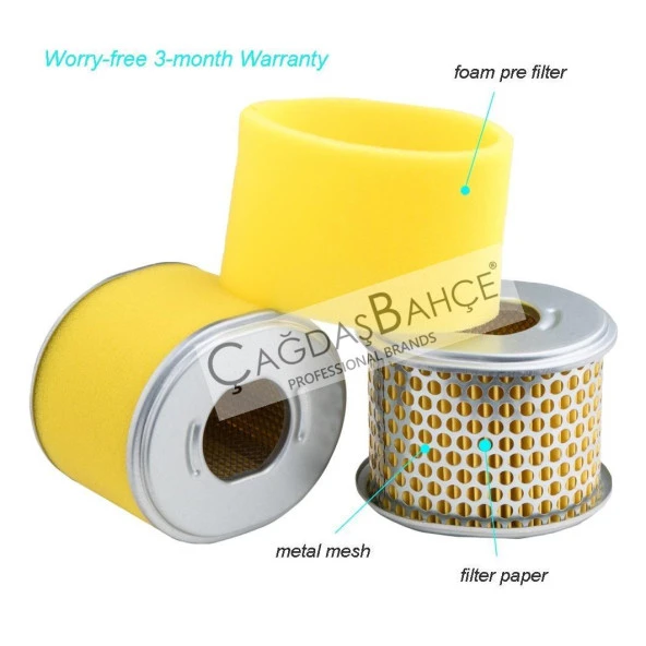 HONDA GX240 / GX270 MOTOR HAVA FİLTRESİ - Resim 2