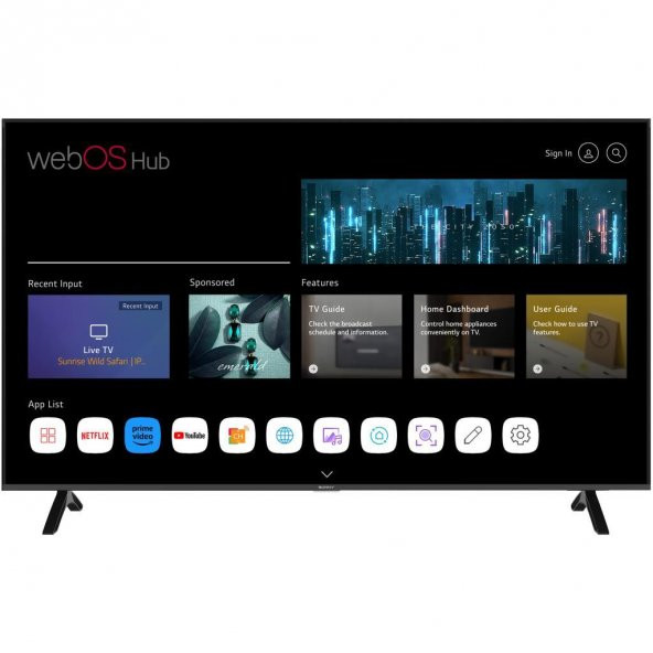 Sunny SN65FMN252 Frameless 65 164 Ekran 4K webOS 2.0 Smart Wifi Led TV - 2