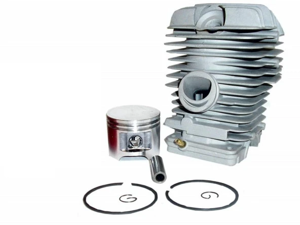 STİHL MS390 MOTORLU TESTERE NİKASİL SİLİNDİR PİSTON SETİ 49 mm - Resim 2