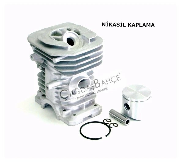 HUSQVARNA 136 / 137 TESTERE NİKASİL SİLİNDİR PİSTON SETİ 38 mm