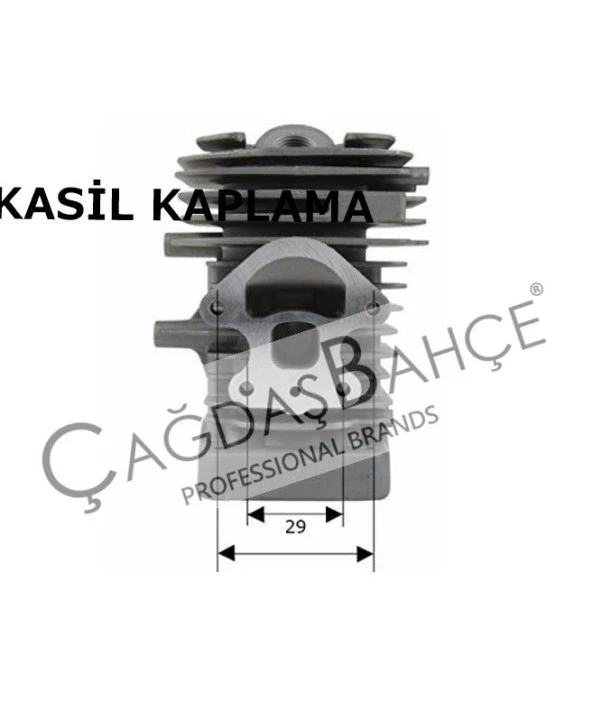 HUSQVARNA 236 / 240E  JONSERED 2238  NİKASİL SİLİNDİR SETİ 39 mm - Resim 4