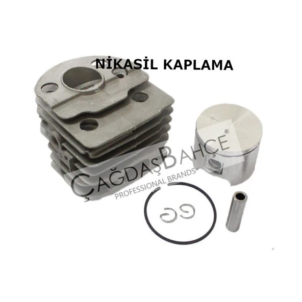 HUSQVARNA 55 /51 TESTERE NİKASİL SİLİNDİR PİSTON SETİ 46 mm - Resim 4