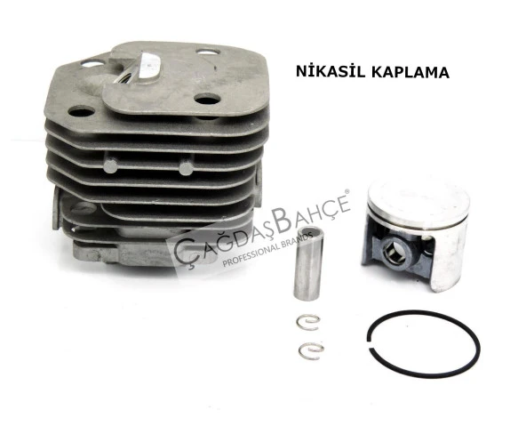 HUSQVARNA 61TESTERE NİKASİL SİLİNDİR PİSTON SETİ 48 mm - Resim 4