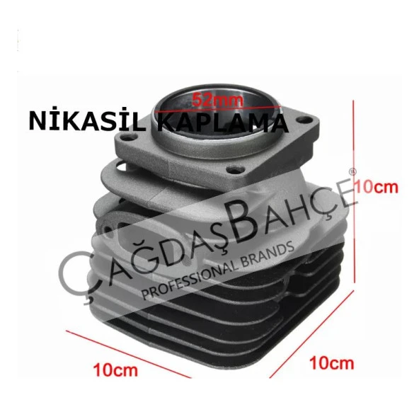 HUSQVARNA 272 TESTERE NİKASİL SİLİNDİR PİSTON SETİ 52 mm - Resim 4